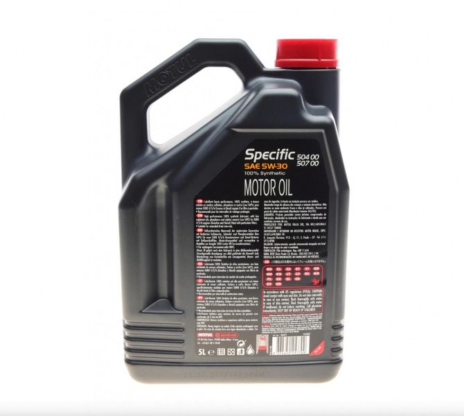 Олива Motul 5W30 Specific (5L) (VW 504.00/507.00) (106375/101476) 838751 фото